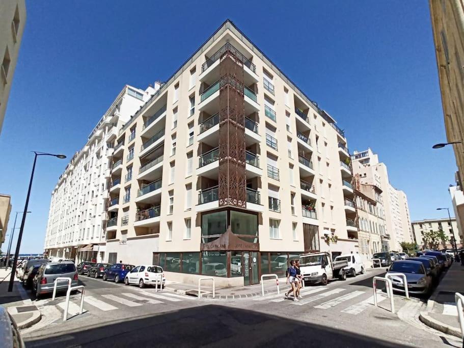 Super T2 Climatise Avec Balcon A Pied Plage Catalan Marsella Exterior foto