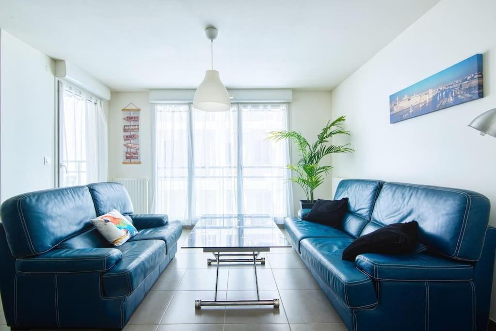 Super T2 Climatise Avec Balcon A Pied Plage Catalan Marsella Exterior foto